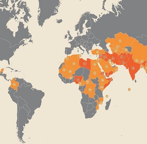 Lista Mundial da Perseguição 2021 - Ranking dos 50 países que mais perseguem os cristãos